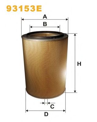 WIX FILTERS 93153e -  Воздушный фильтр